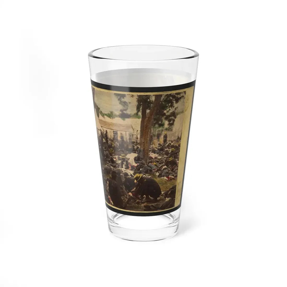 Tending Wounded Union Soldiers At Savage's Station, Virginia, During The Peninsular Campaign (U.S. Civil War) Pint Glass 16oz - Go Mug Yourself