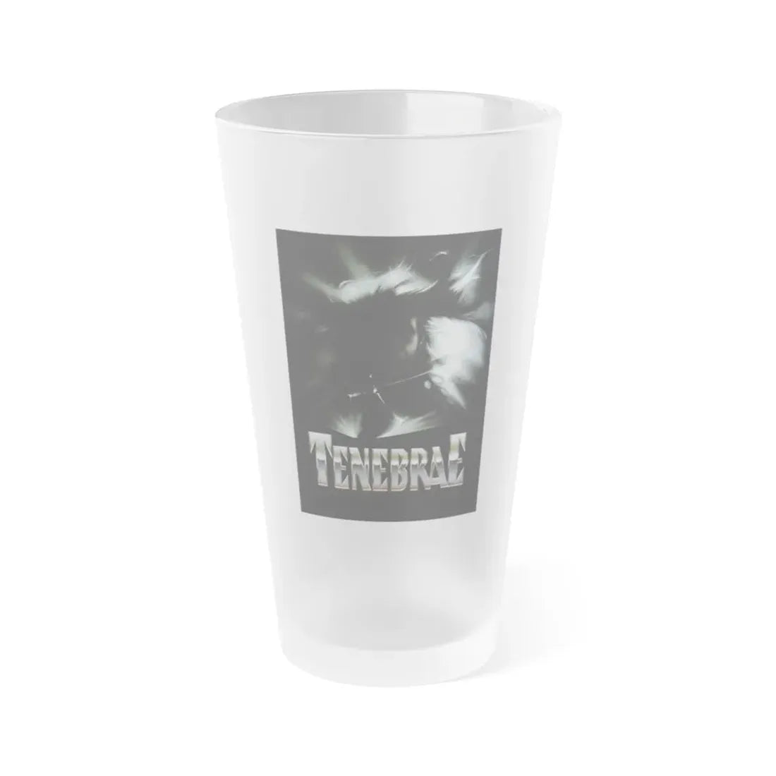 TENEBRAE 1982 Movie Poster - Frosted Pint Glass 16oz Default Title - Go Mug Yourself