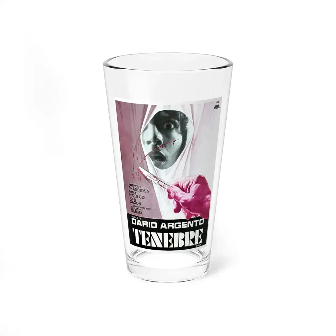 TENEBRE (2) 1982 Movie Poster - Pint Glass 16oz 16oz - Go Mug Yourself