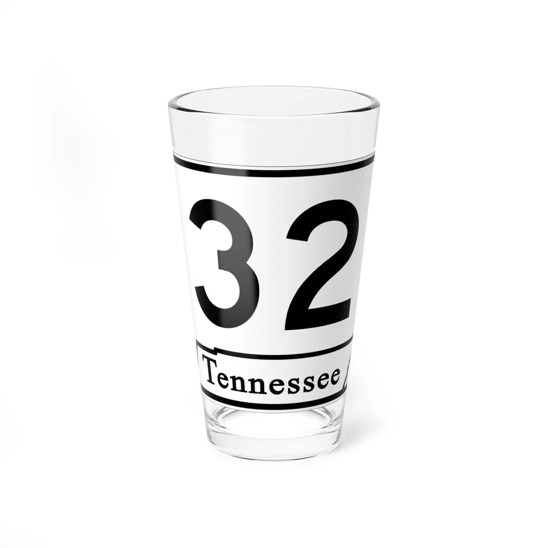 Tennessee 32 (Tennessee) (Road Sign) Pint Glass 16oz - Go Mug Yourself