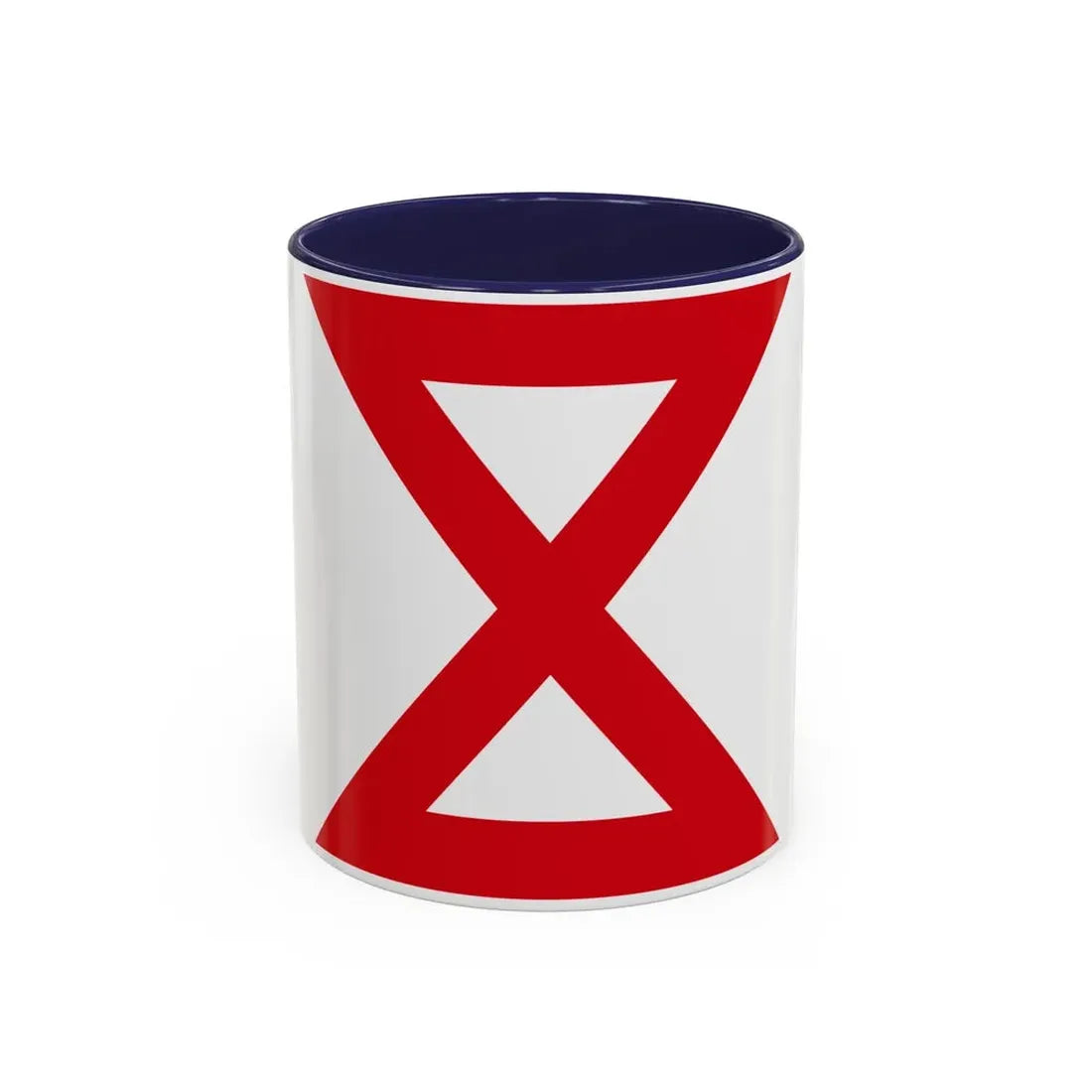 Tenth United States (U.S. Army) Accent Coffee Mug 11oz Navy - Go Mug Yourself