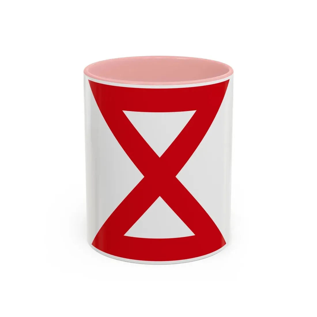 Tenth United States (U.S. Army) Accent Coffee Mug 11oz Pink - Go Mug Yourself