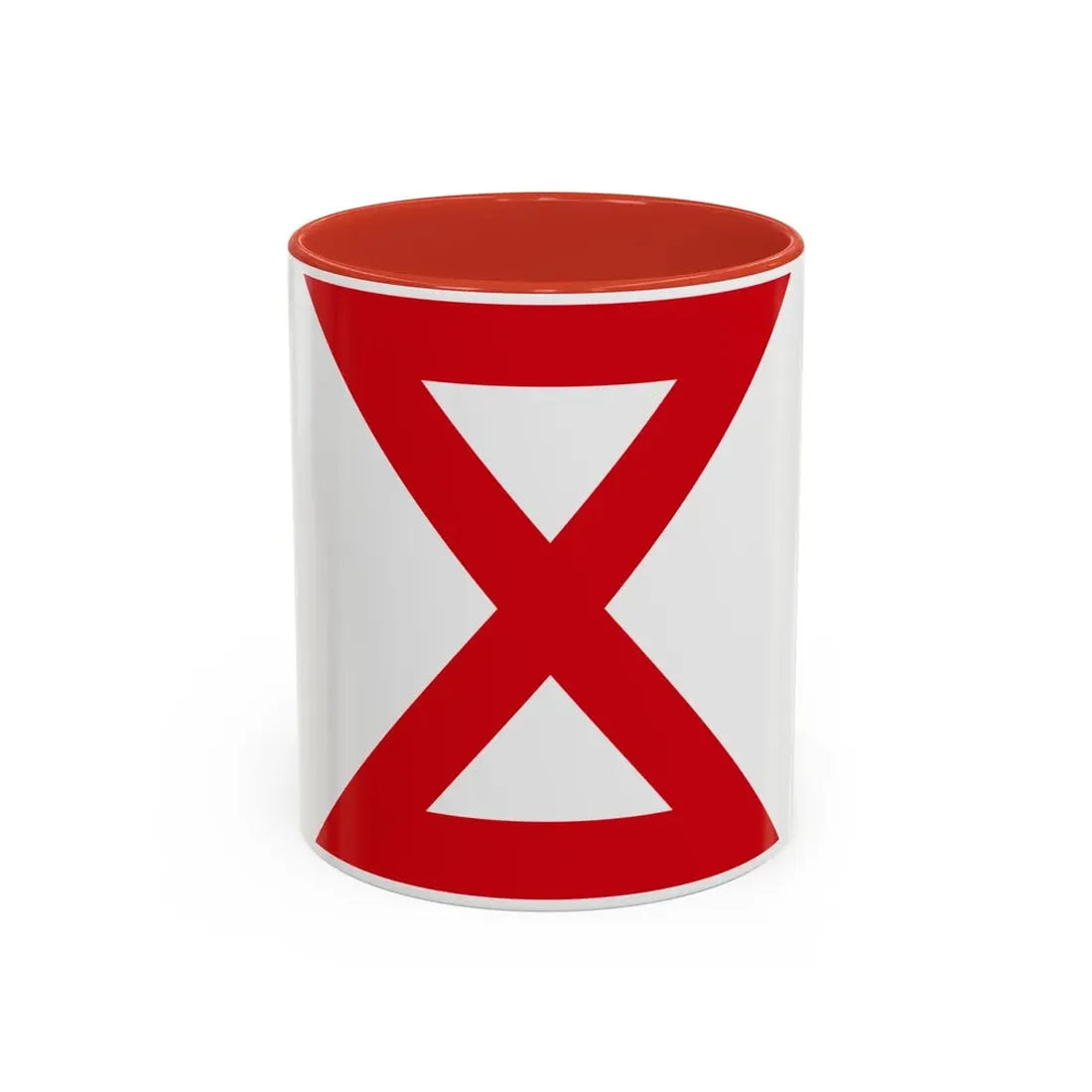 Tenth United States (U.S. Army) Accent Coffee Mug 11oz Red - Go Mug Yourself