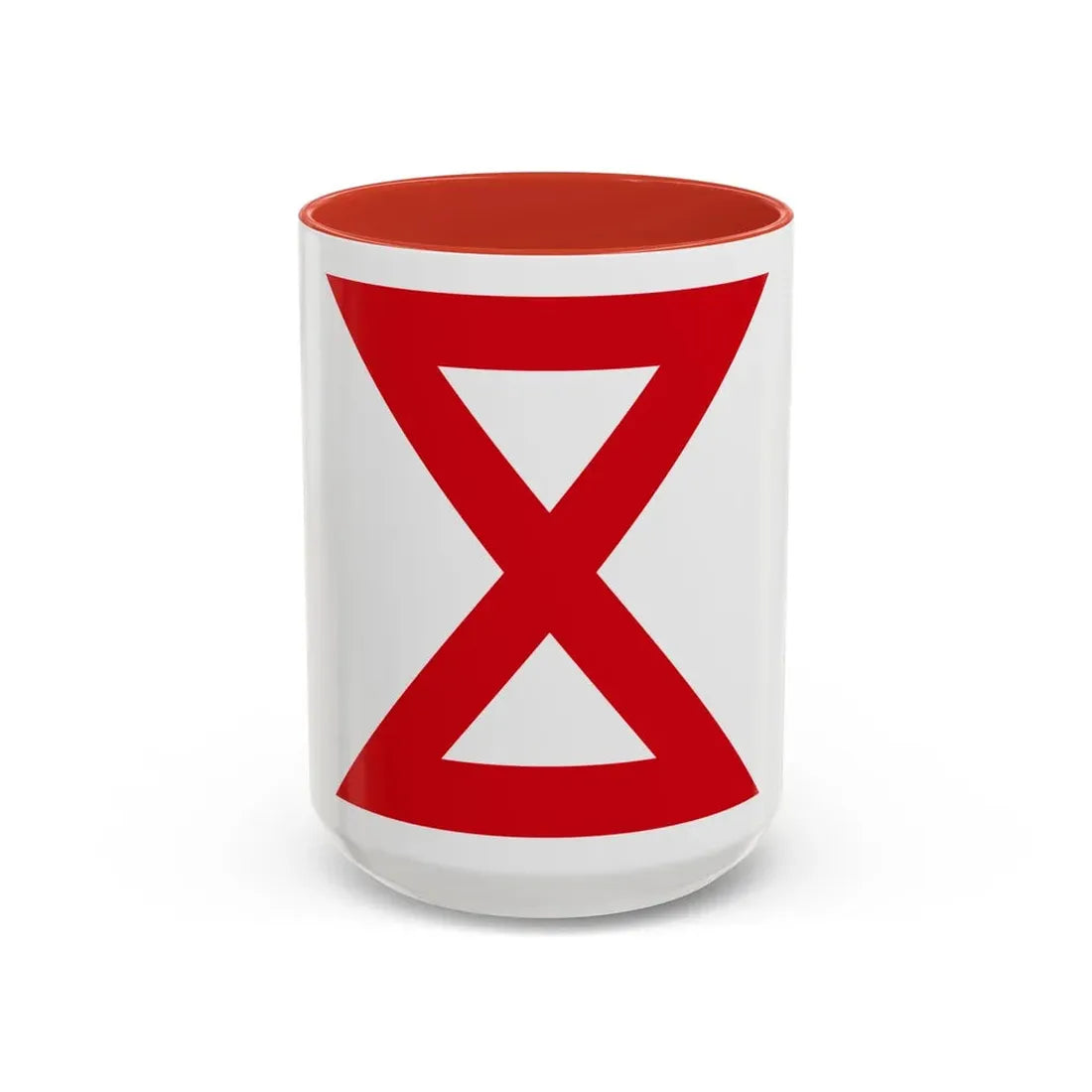 Tenth United States (U.S. Army) Accent Coffee Mug 15oz Red - Go Mug Yourself