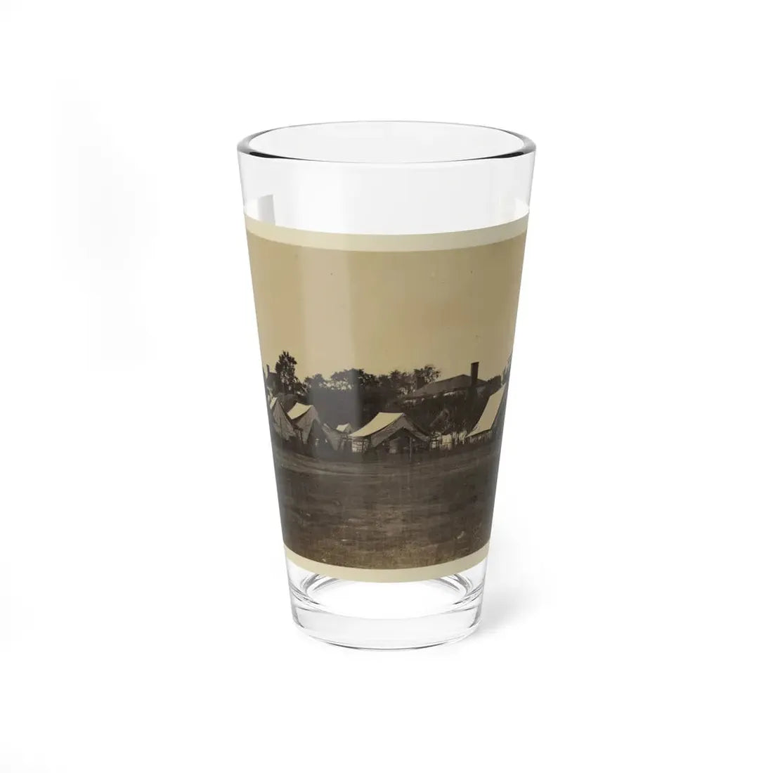 Tents, Possibly Used By Workers At Giesboro Cavalry Depot (U.S. Civil War) Pint Glass 16oz 16oz - Go Mug Yourself