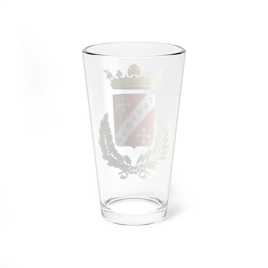 Teramo-Stemma (Italy) (Coat of Arms) Pint Glass 16oz - Go Mug Yourself