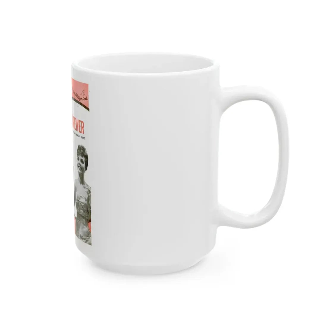Teresa Brewer 1960 (Music Poster) White Coffee Mug - Go Mug Yourself