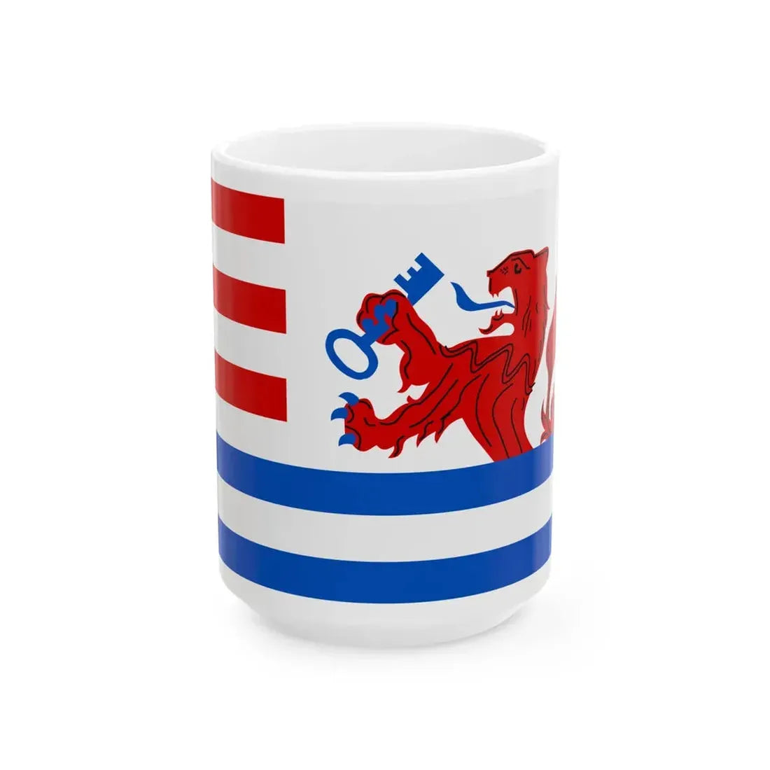 Terneuzen vlag (Netherlands) White Coffee Mug 15oz - Go Mug Yourself