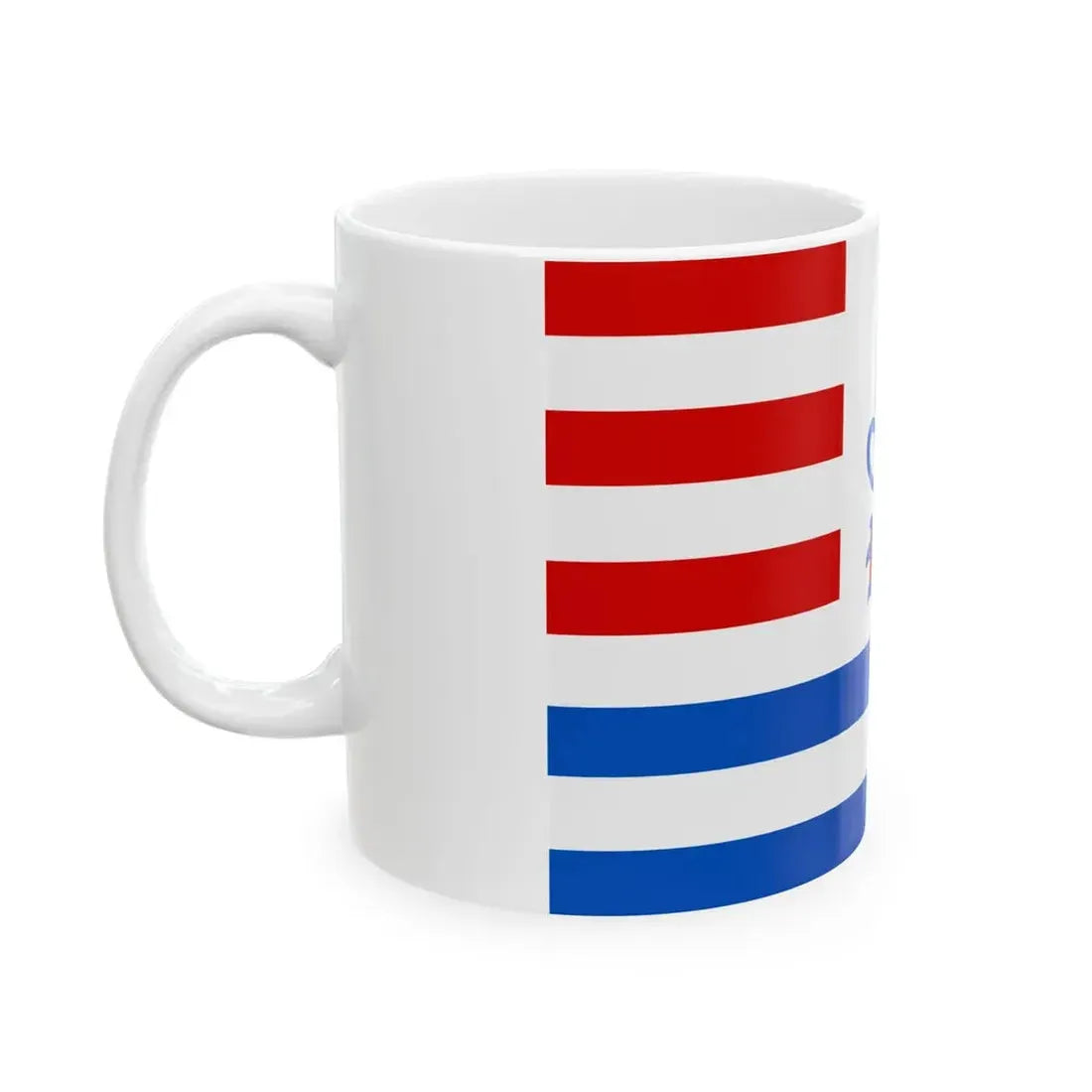 Terneuzen vlag (Netherlands) White Coffee Mug - Go Mug Yourself