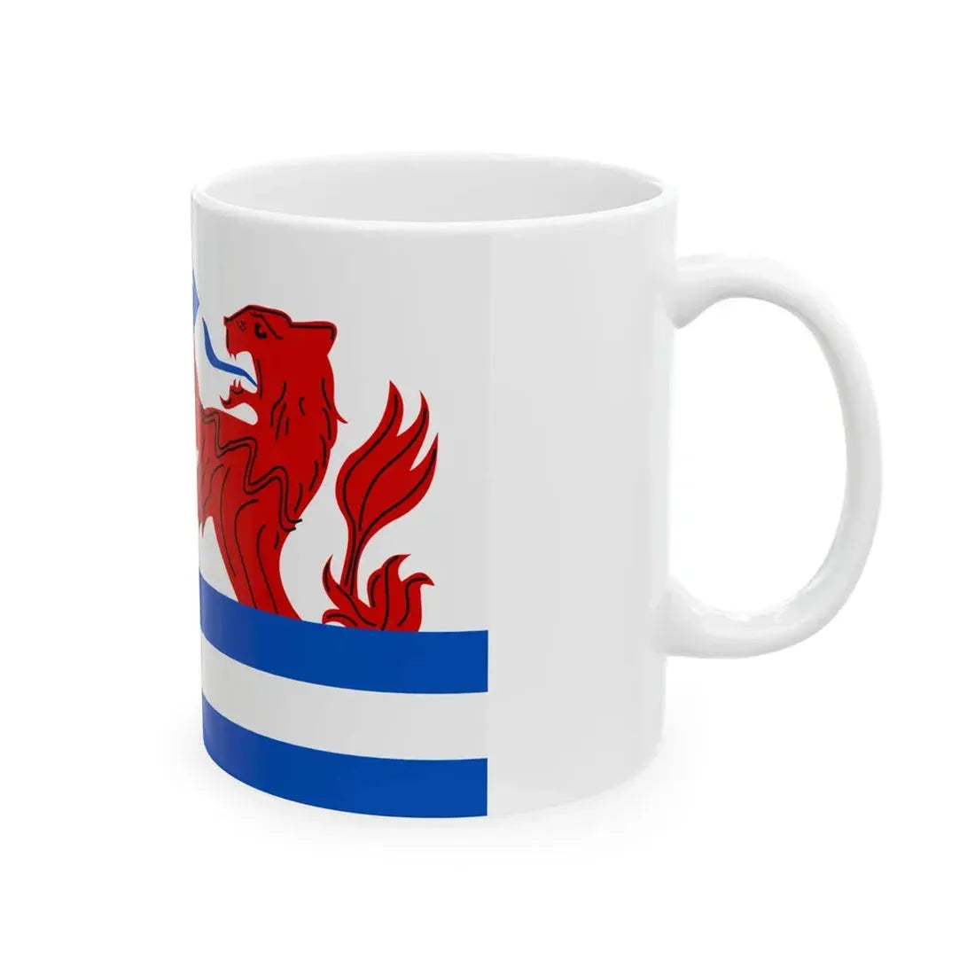 Terneuzen vlag (Netherlands) White Coffee Mug - Go Mug Yourself
