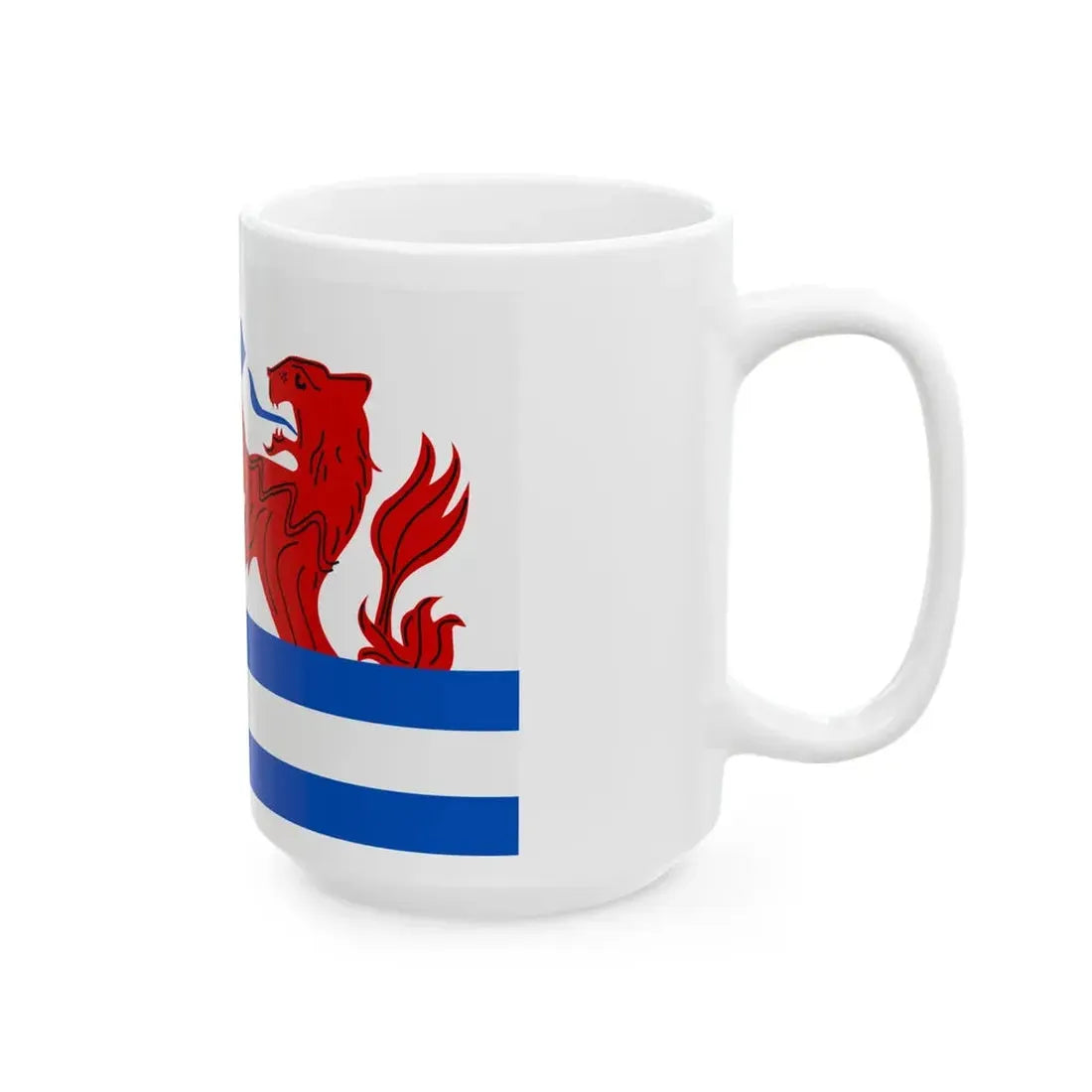 Terneuzen vlag (Netherlands) White Coffee Mug - Go Mug Yourself