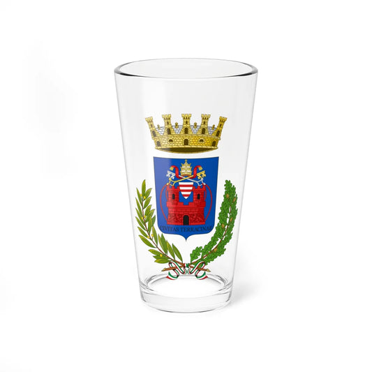 Terracina-Stemma (Italy) (Coat of Arms) Pint Glass 16oz 16oz - Go Mug Yourself