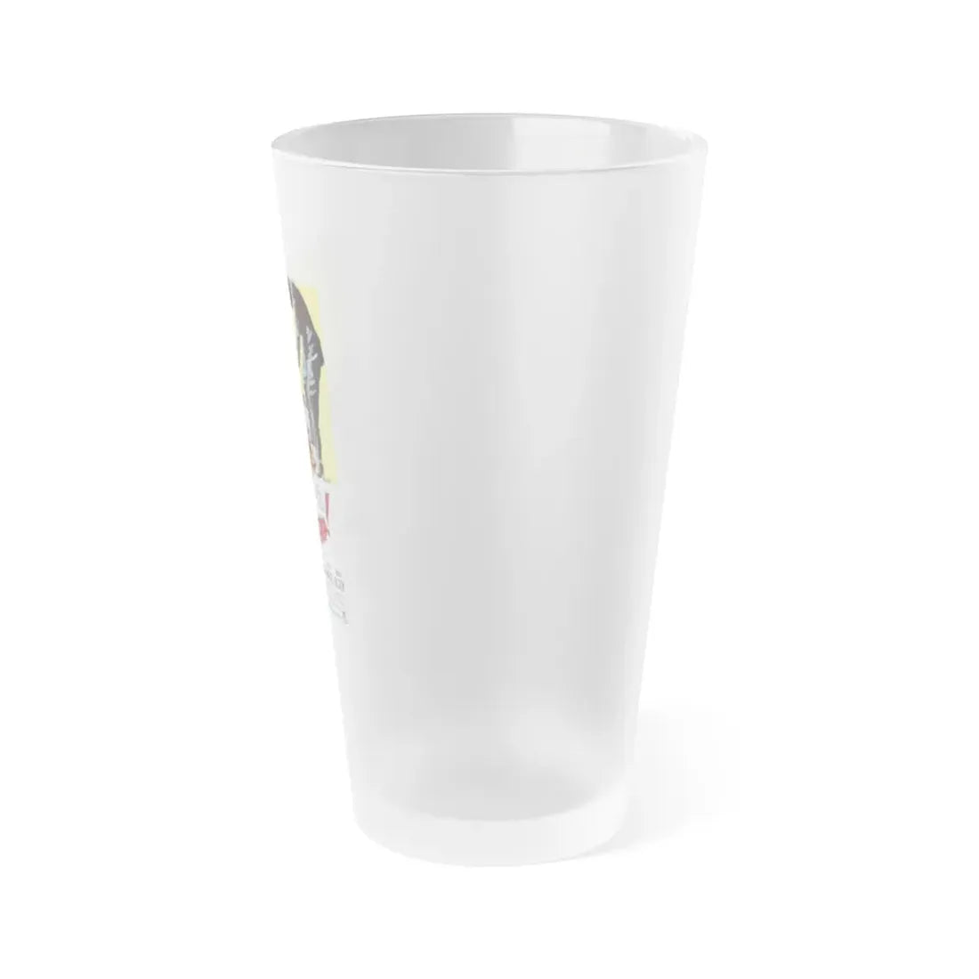 TERRIFIED 1962 Movie Poster - Frosted Pint Glass 16oz - Go Mug Yourself