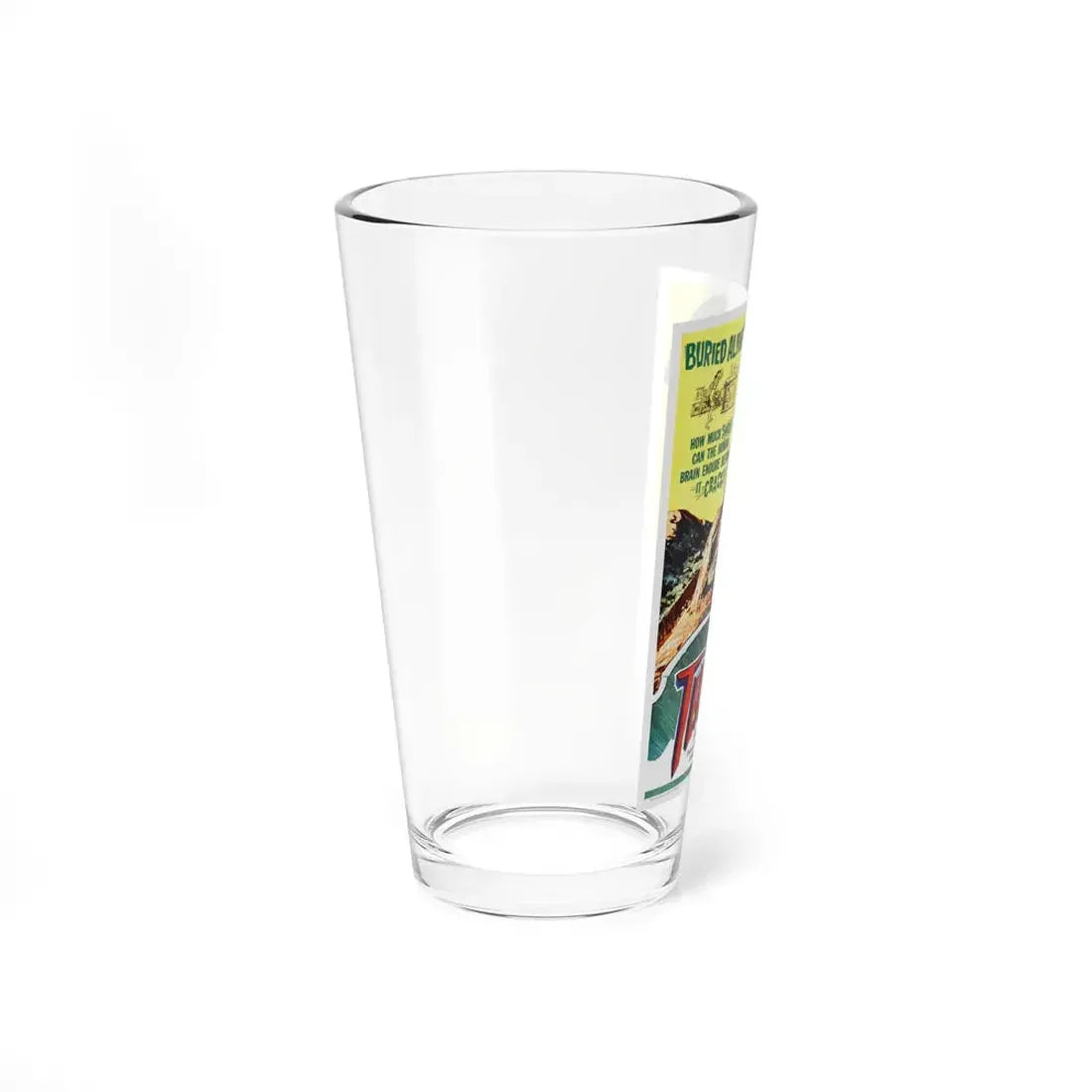 TERRIFIED 1962 Movie Poster - Pint Glass 16oz - Go Mug Yourself