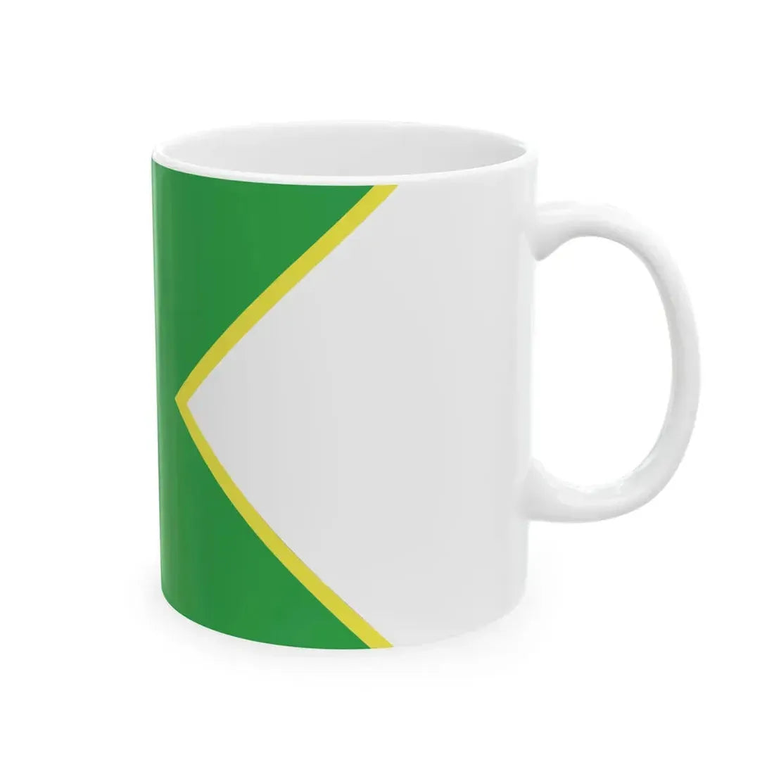 Territorial Army Flag (India) White Coffee Mug - Go Mug Yourself