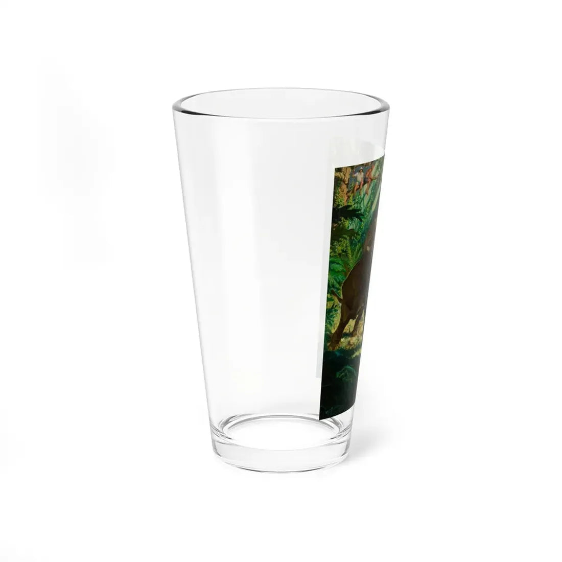 Territorial Elephants (Magazine Illustration) Pint Glass 16oz - Go Mug Yourself