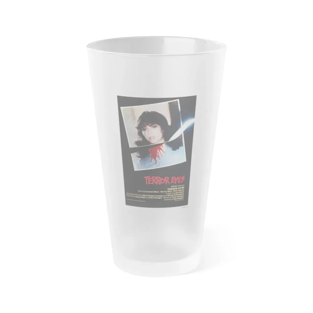 TERROR EYES (2) 1981 Movie Poster - Frosted Pint Glass 16oz Default Title - Go Mug Yourself