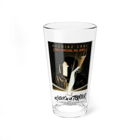 TERROR EYES (FRENCH) 1981 Movie Poster - Pint Glass 16oz 16oz - Go Mug Yourself