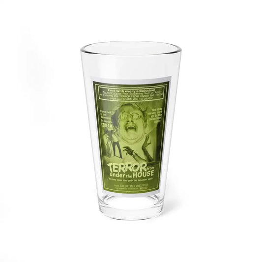 TERROR FROM UNDER THE HOUSE (AFTER JENNY DIED) 1971 Movie Poster - Pint Glass 16oz 16oz - Go Mug Yourself