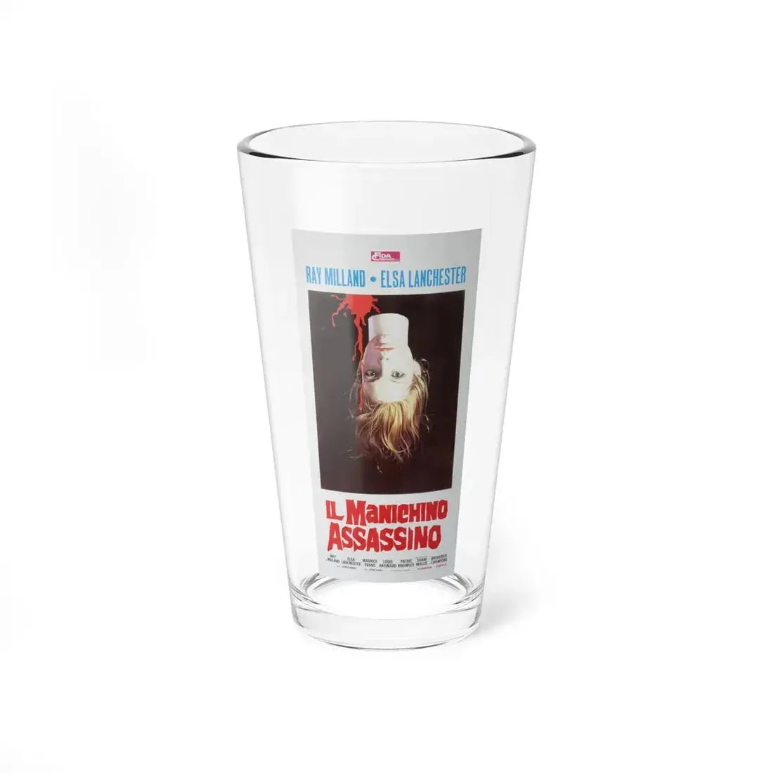 TERROR IN THE WAX MUSEUM (ITALIAN) 1973 Movie Poster - Pint Glass 16oz - Go Mug Yourself