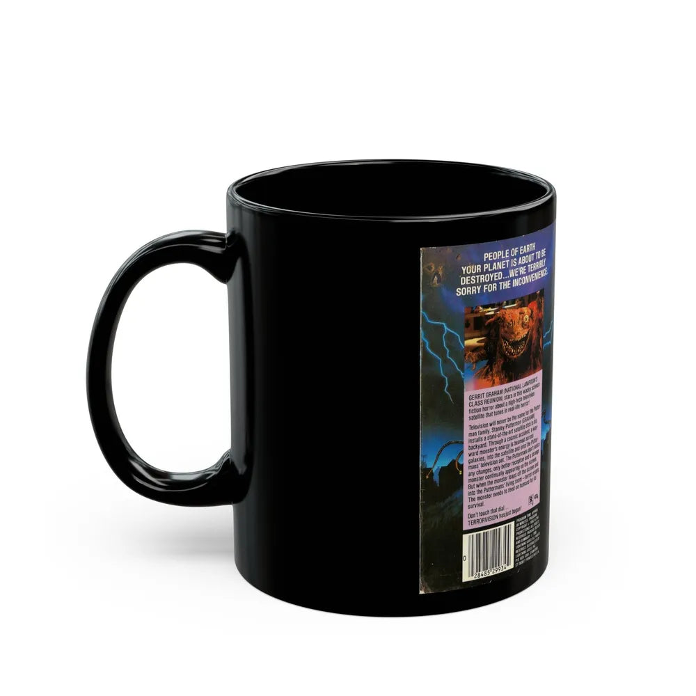 TERROR VISION (VHS COVER) - Black Coffee Mug-Go Mug Yourself