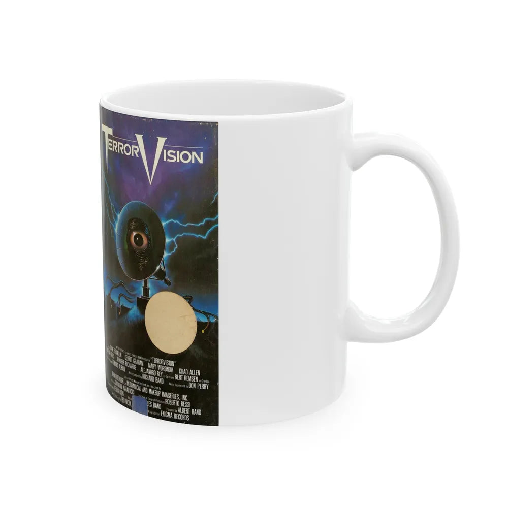 TERROR VISION (VHS COVER) - White Coffee Mug-Go Mug Yourself