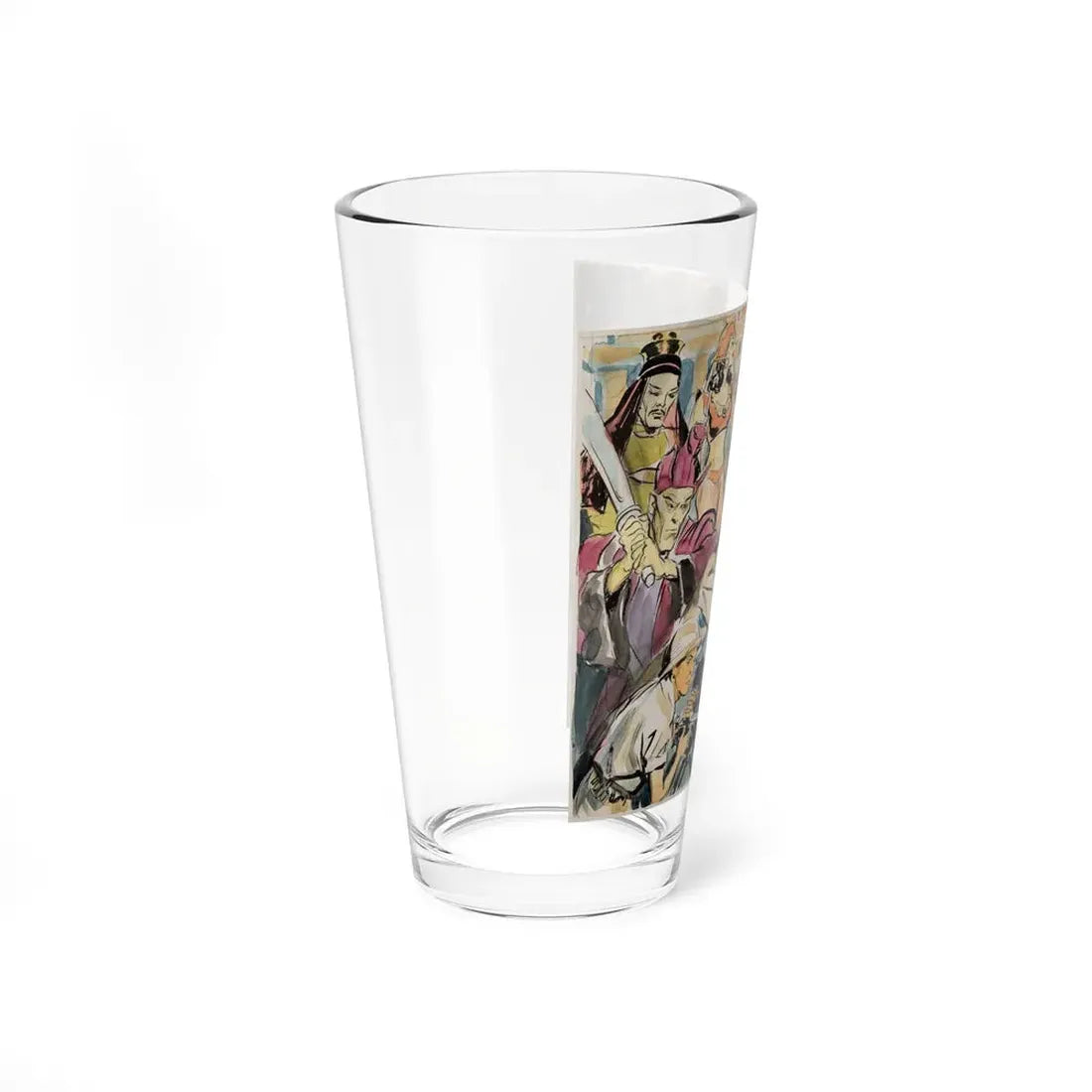 Terry and the Pirates Preliminary Art for Six-Sheet Theatrical Poster (Columbia Pictures, 1940) (Magazine Illustration) Pint Glass 16oz - Go Mug Yourself