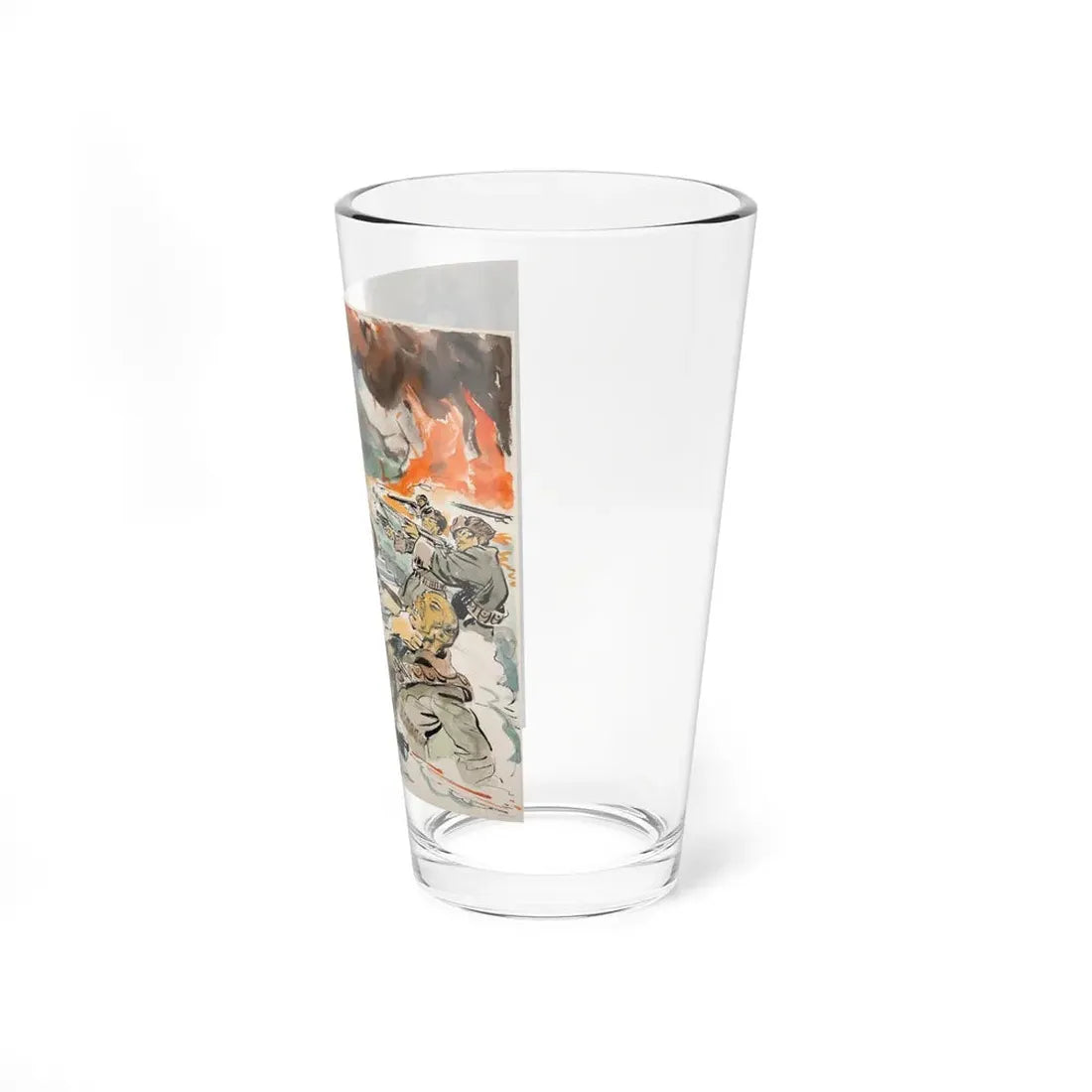 Terry and the Pirates Preliminary Art for Six-Sheet Theatrical Poster (Columbia Pictures, 1940) (Magazine Illustration) Pint Glass 16oz - Go Mug Yourself