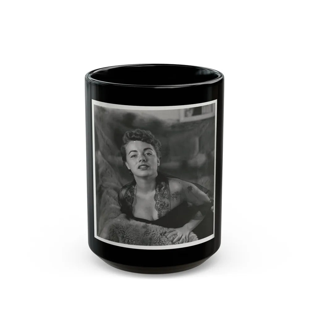 Terry Moore #104 (Vintage Female Icon) Black Coffee Mug-15oz-Go Mug Yourself