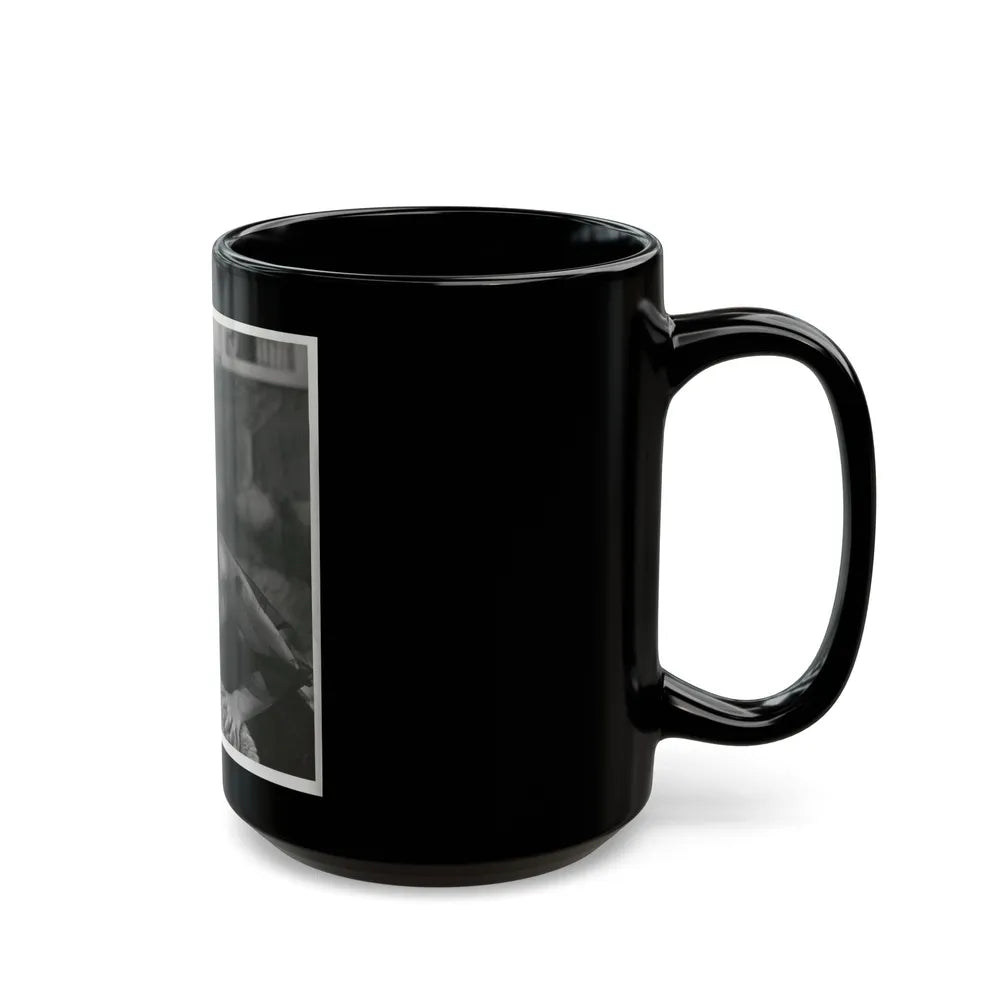 Terry Moore #104 (Vintage Female Icon) Black Coffee Mug-Go Mug Yourself