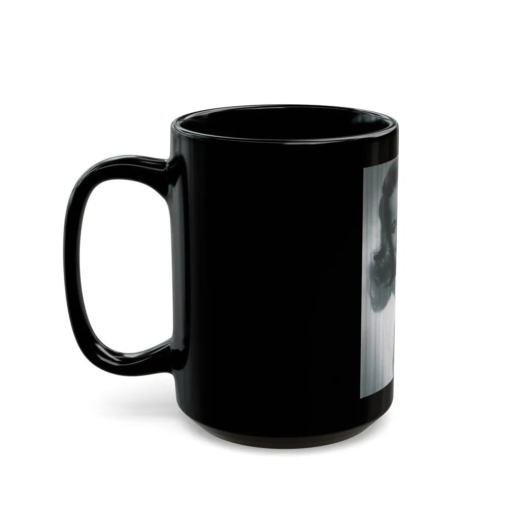 Terry Moore #11 (Vintage Female Icon) Black Coffee Mug-Go Mug Yourself