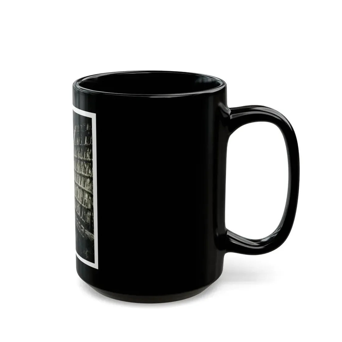 Terry Moore #112 - 1-Piece B&W Full Body Swimsuit Cheesecake Photo in Clad Heels (Vintage Female Icon) Black Coffee Mug - Go Mug Yourself