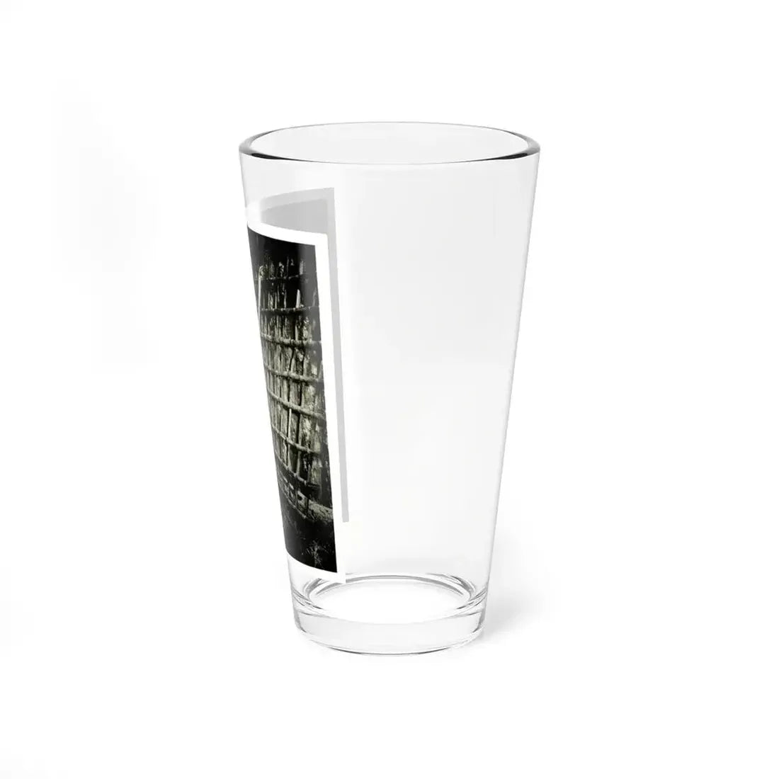Terry Moore #112 - 1-Piece B&W Full Body Swimsuit Cheesecake Photo in Clad Heels (Vintage Female Icon) Pint Glass 16oz - Go Mug Yourself