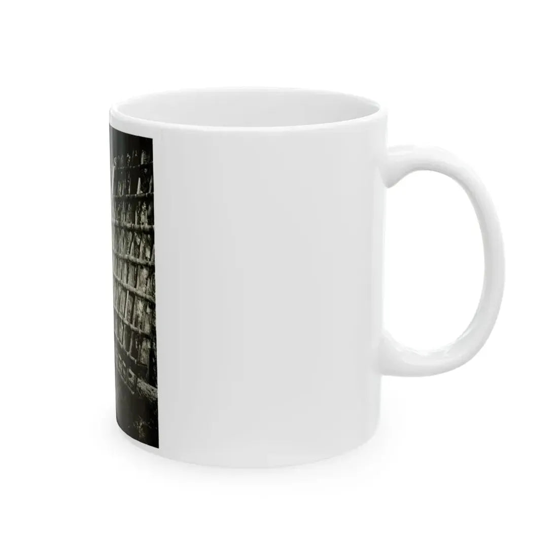 Terry Moore #112 - 1-Piece B&W Full Body Swimsuit Cheesecake Photo in Clad Heels (Vintage Female Icon) White Coffee Mug - Go Mug Yourself