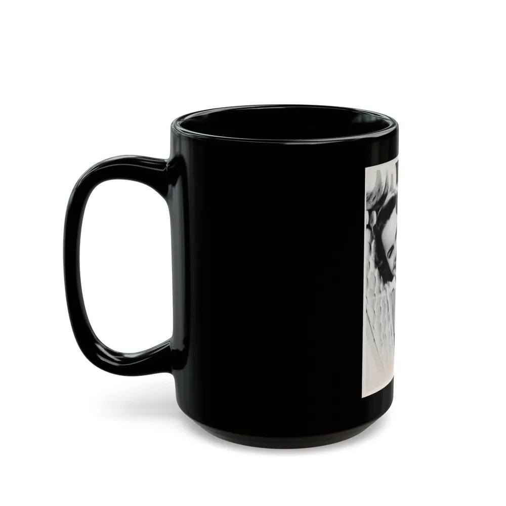 Terry Moore #116 (Vintage Female Icon) Black Coffee Mug-Go Mug Yourself