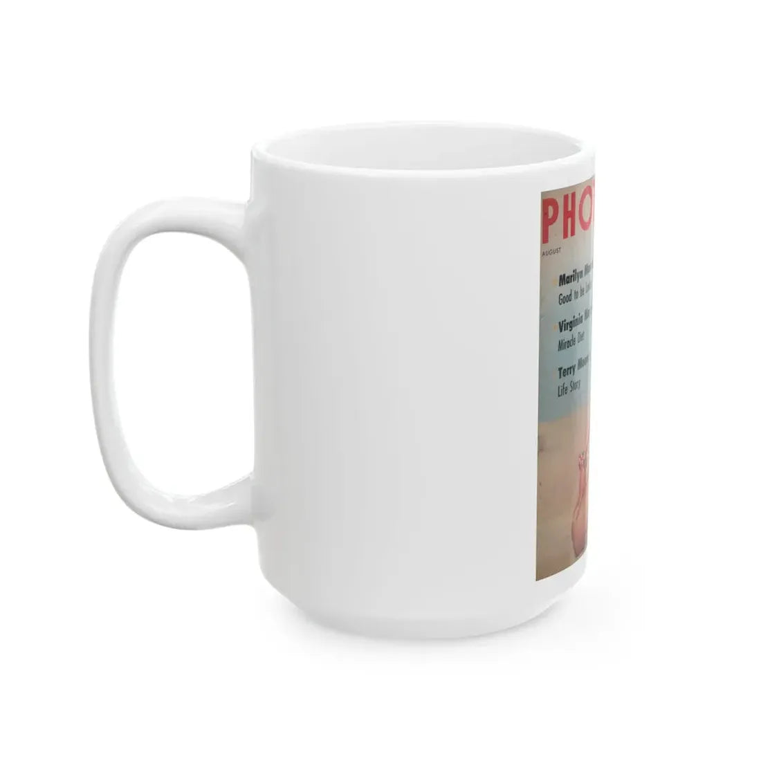 Terry Moore #117 - Mag. Cover (Vintage Female Icon) White Coffee Mug - Go Mug Yourself