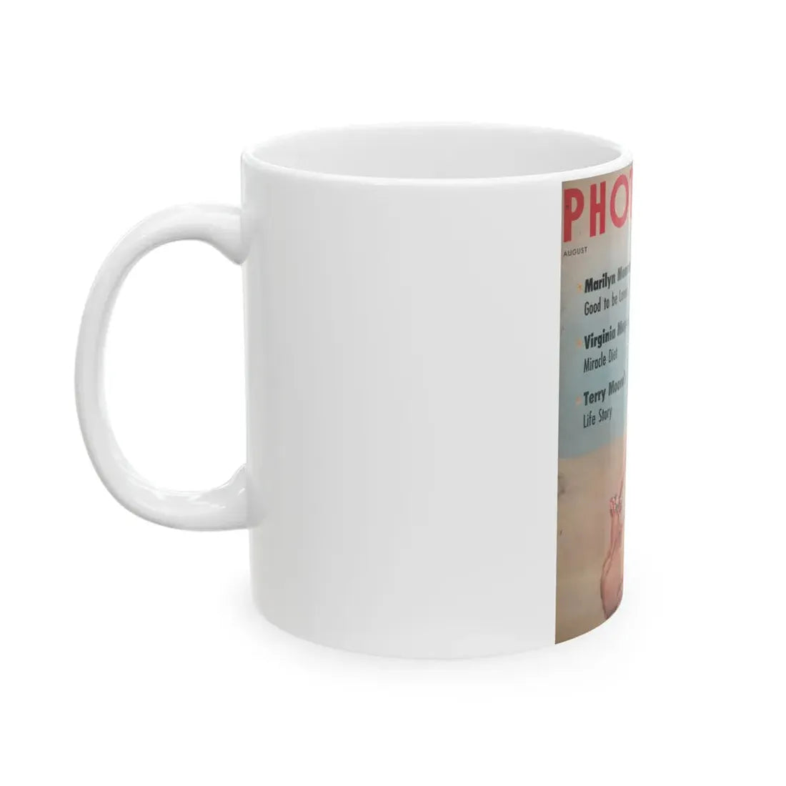 Terry Moore #117 - Mag. Cover (Vintage Female Icon) White Coffee Mug - Go Mug Yourself