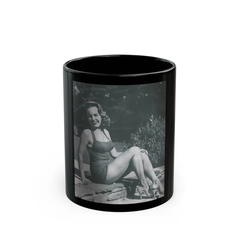 Terry Moore #12 (Vintage Female Icon) Black Coffee Mug-11oz-Go Mug Yourself
