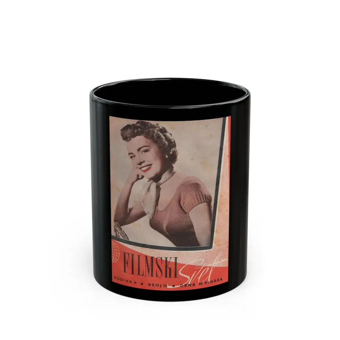 Terry Moore #144 - Mag. Cover (Vintage Female Icon) Black Coffee Mug 11oz - Go Mug Yourself