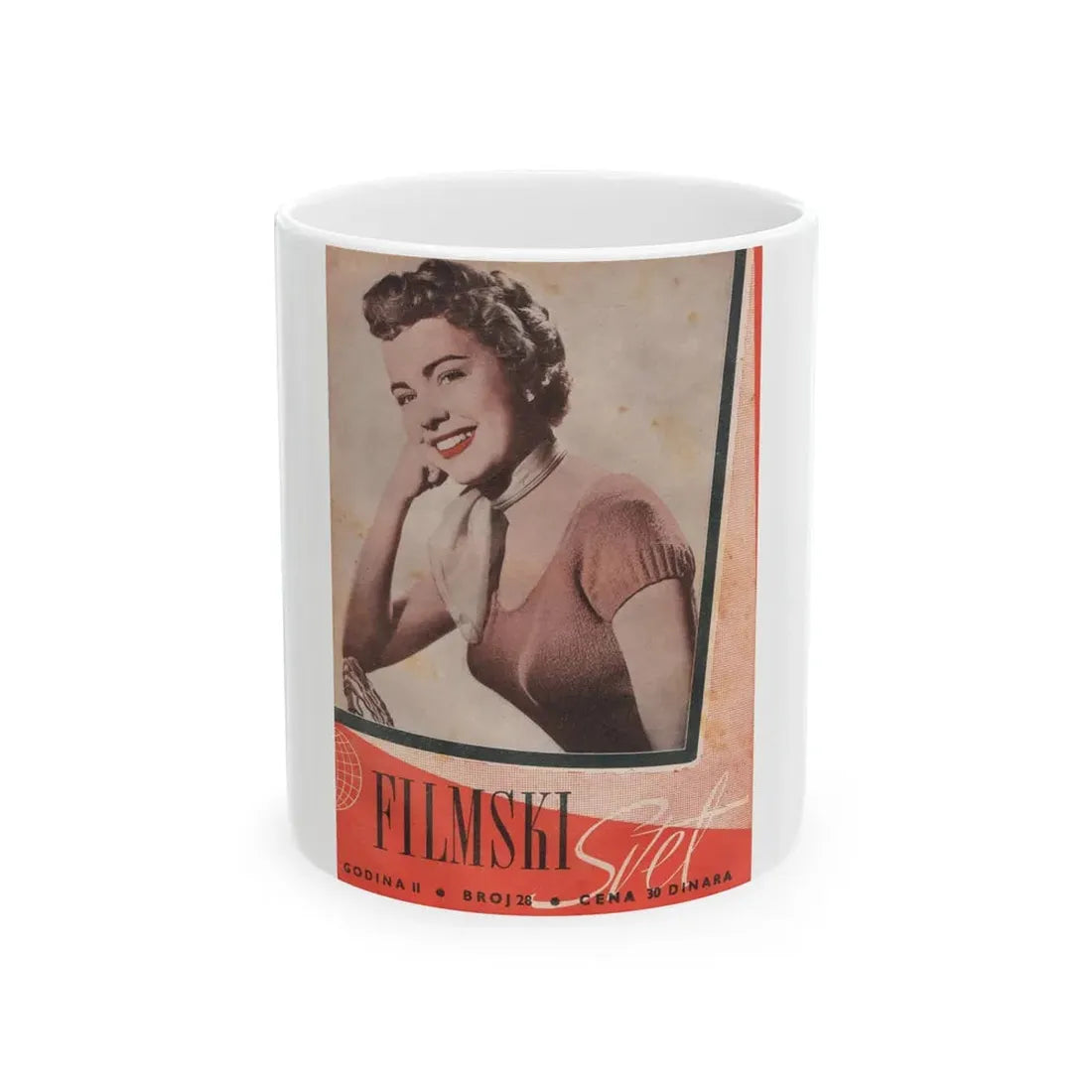 Terry Moore #144 - Mag. Cover (Vintage Female Icon) White Coffee Mug 11oz - Go Mug Yourself
