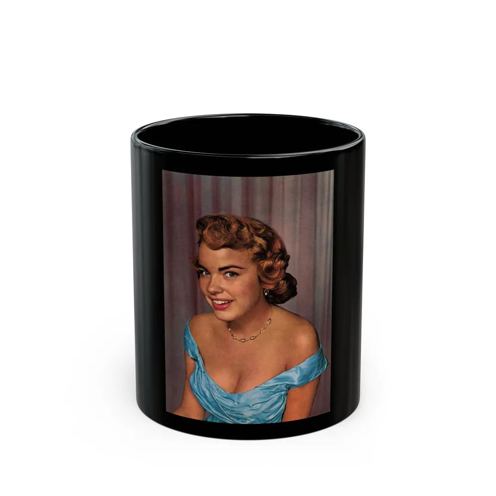 Terry Moore #176 (Vintage Female Icon) Black Coffee Mug-11oz-Go Mug Yourself