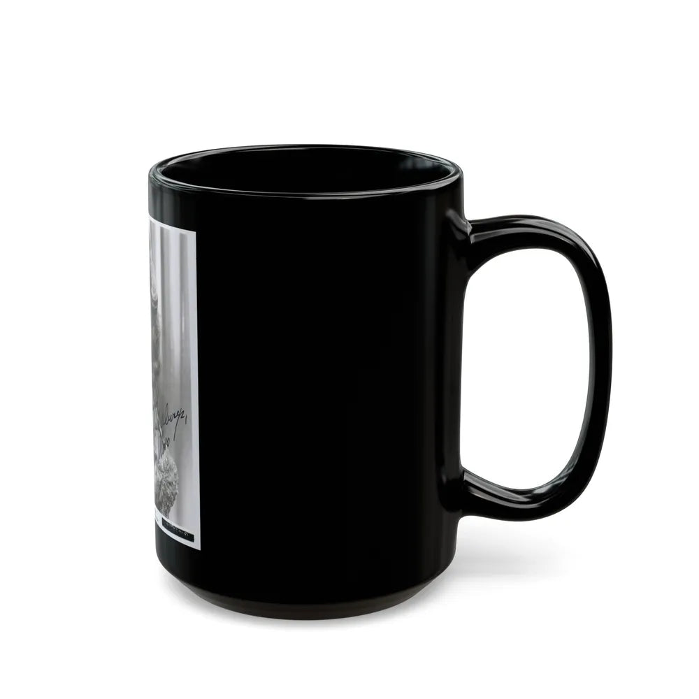 Terry Moore #187 (Vintage Female Icon) Black Coffee Mug-Go Mug Yourself