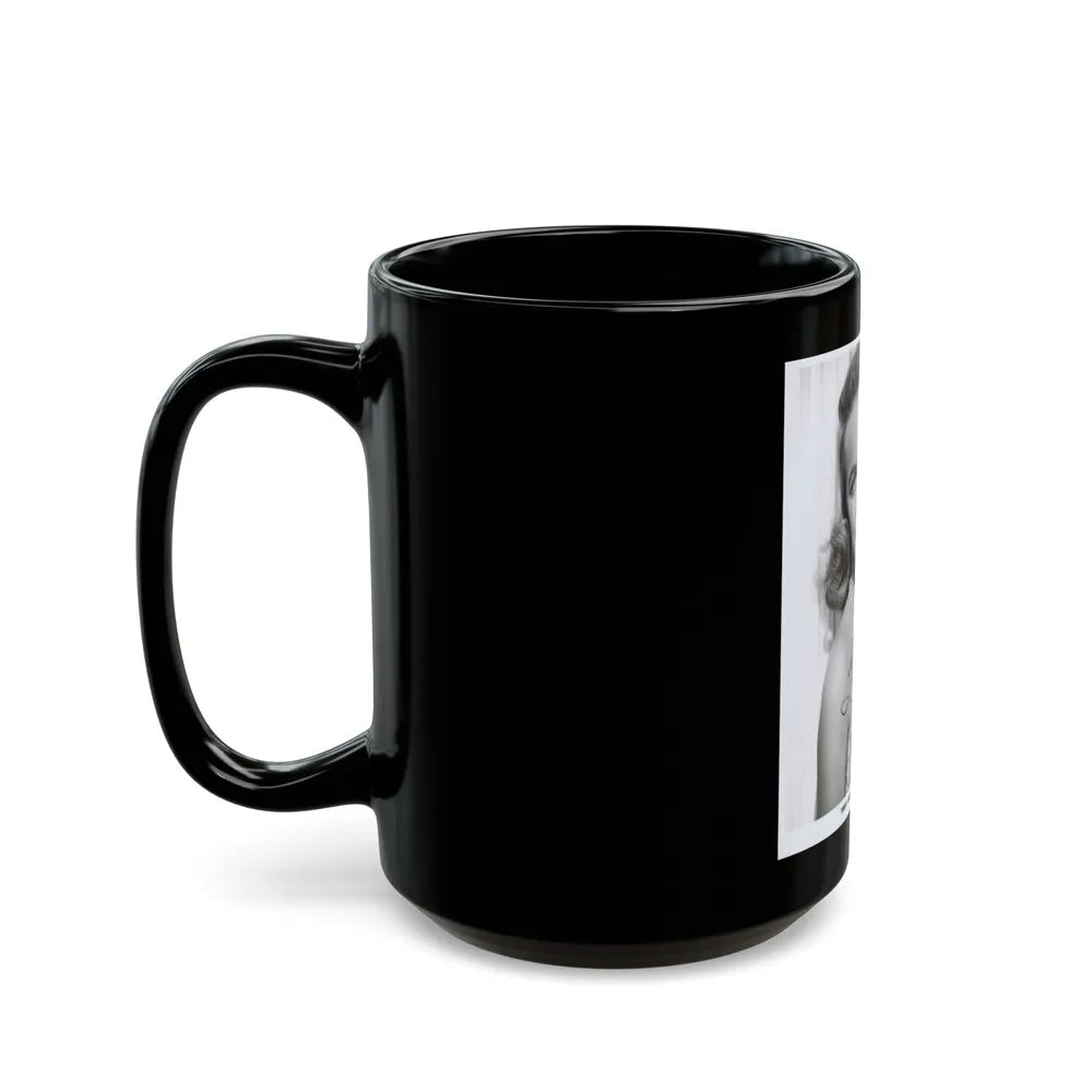 Terry Moore #187 (Vintage Female Icon) Black Coffee Mug-Go Mug Yourself
