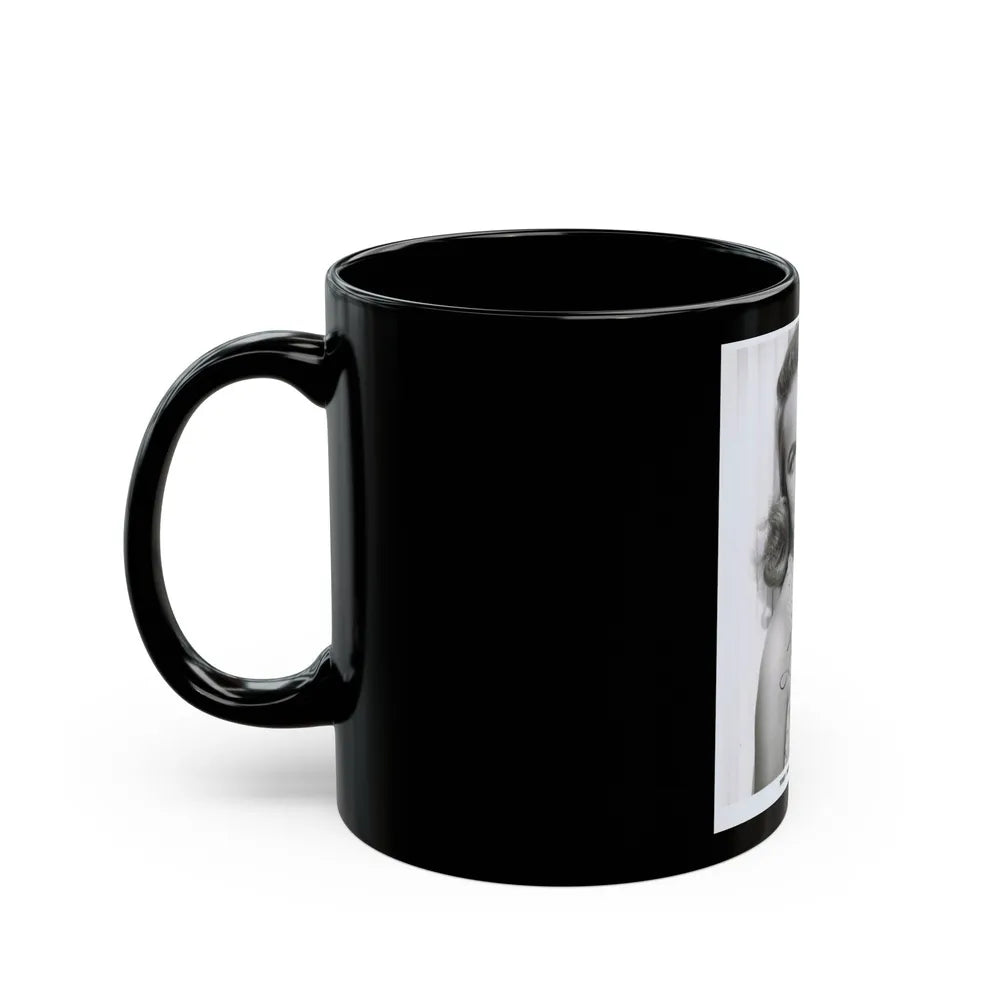 Terry Moore #187 (Vintage Female Icon) Black Coffee Mug-Go Mug Yourself