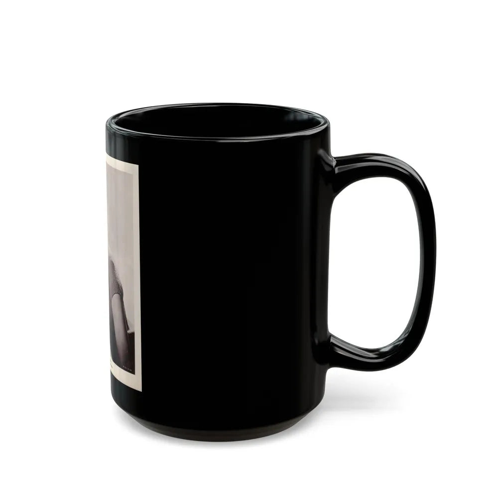 Terry Moore #189 (Vintage Female Icon) Black Coffee Mug-Go Mug Yourself