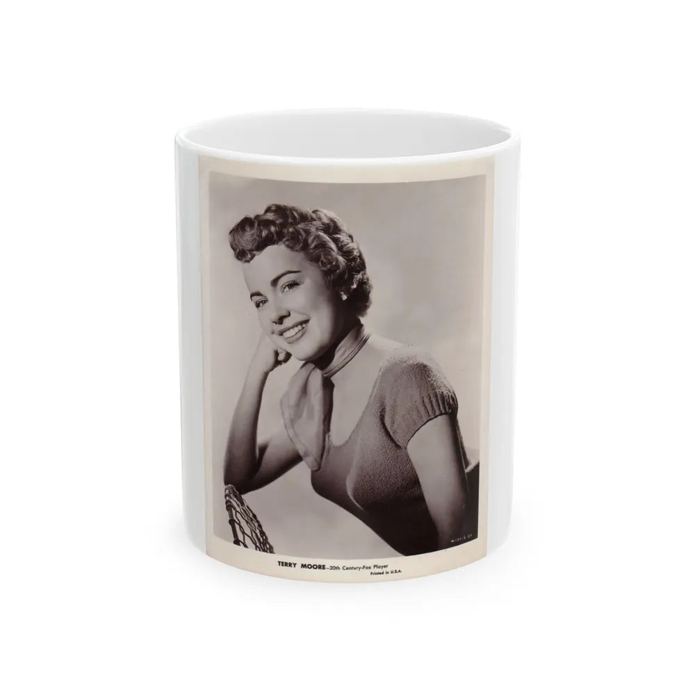Terry Moore #189 (Vintage Female Icon) White Coffee Mug-11oz-Go Mug Yourself