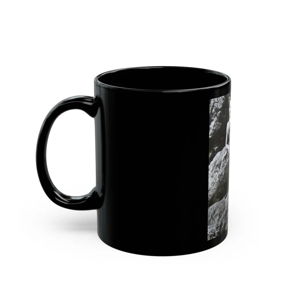 Terry Moore #199 (Vintage Female Icon) Black Coffee Mug-Go Mug Yourself
