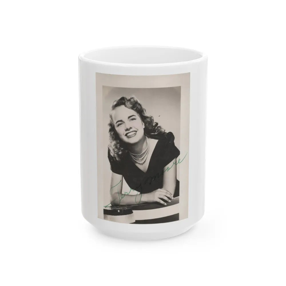 Terry Moore #204 (Vintage Female Icon) White Coffee Mug-15oz-Go Mug Yourself