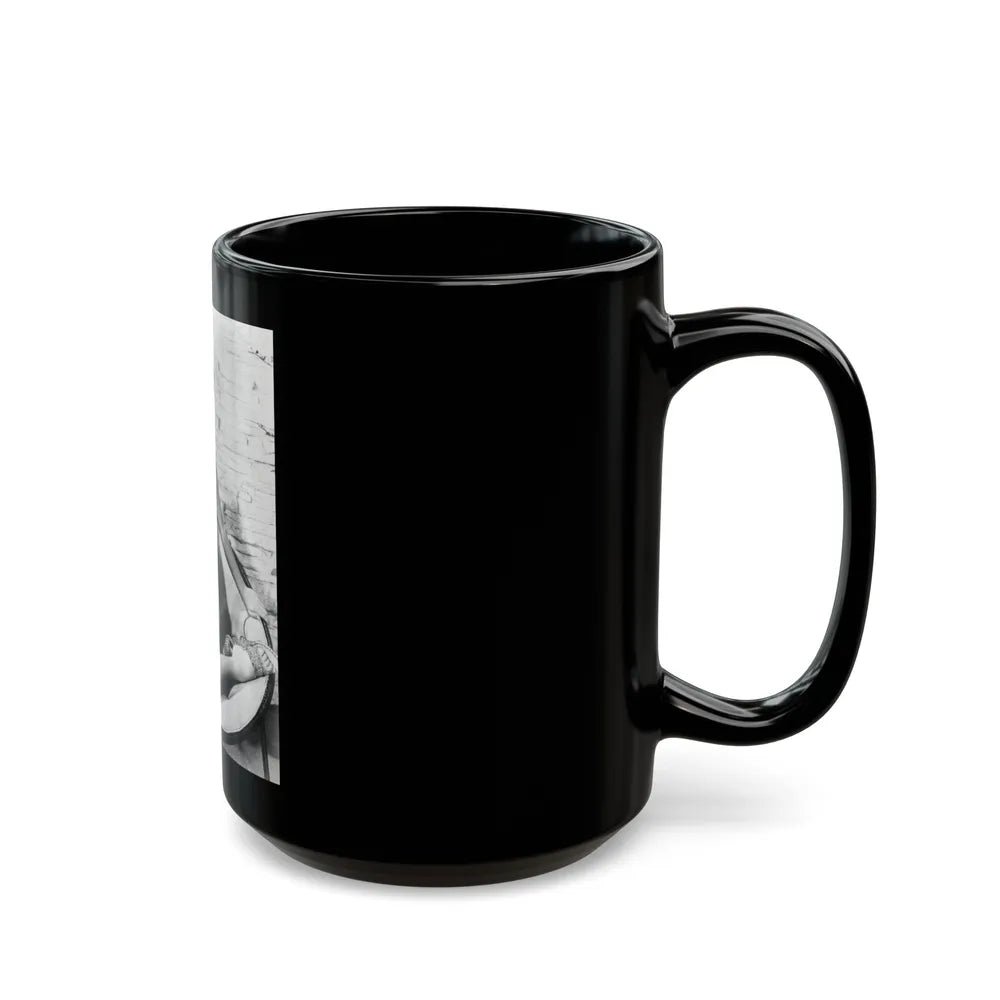 Terry Moore #212 (Vintage Female Icon) Black Coffee Mug-Go Mug Yourself