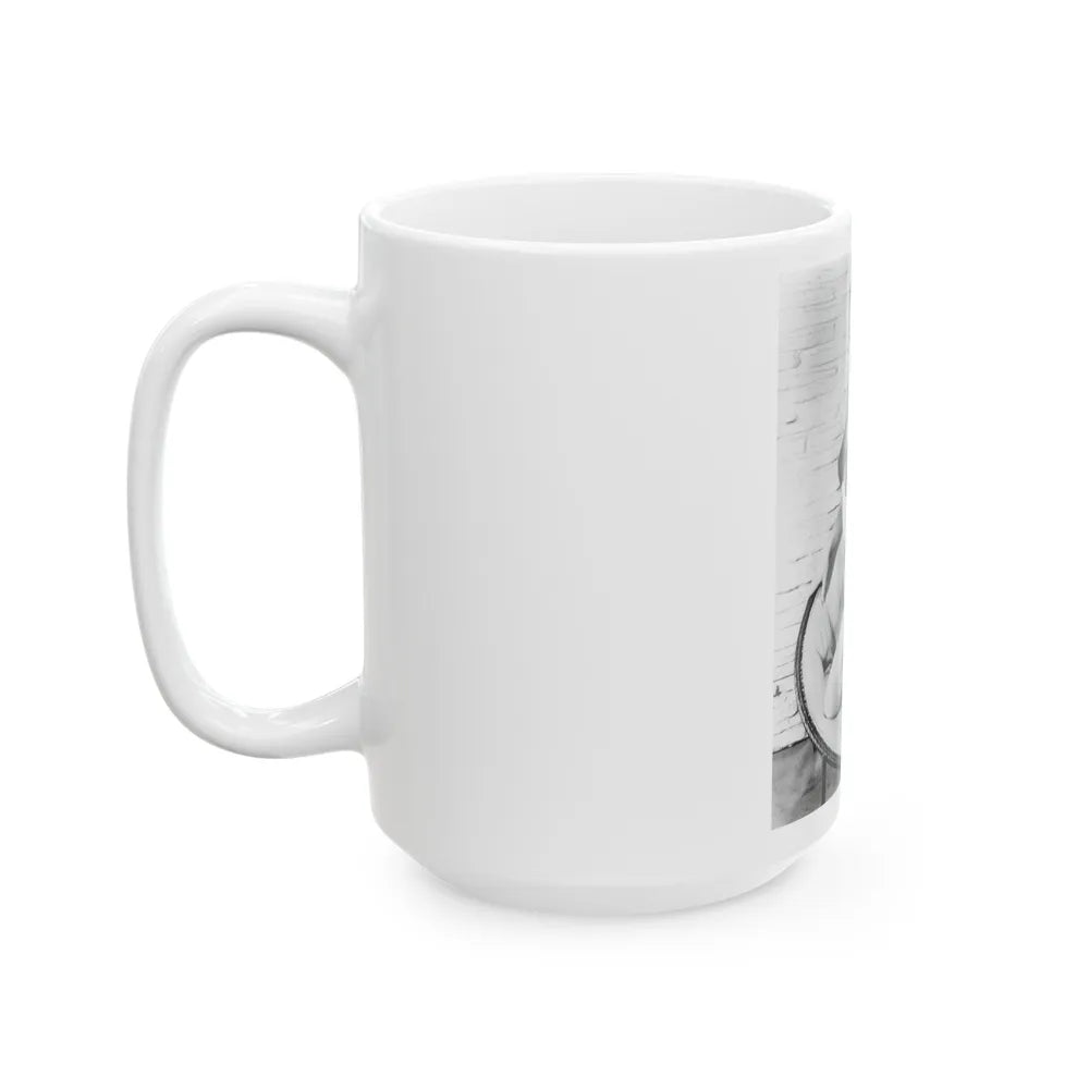 Terry Moore #212 (Vintage Female Icon) White Coffee Mug-Go Mug Yourself